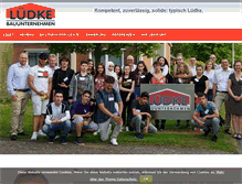 Tablet Screenshot of luedke-bau.de